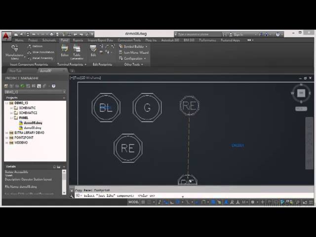 AutoCAD Electrical   12 Panels