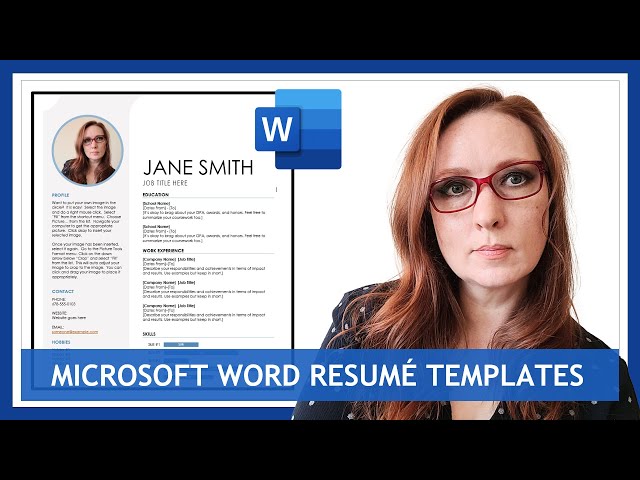 How to Create a Resumé or CV Using the Microsoft Word Templates