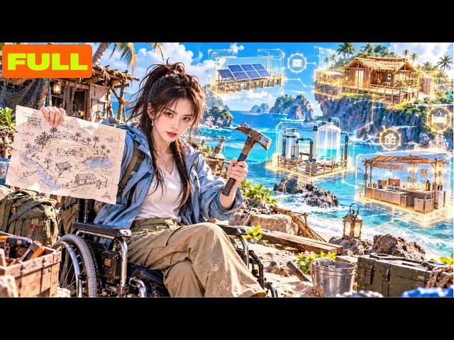 母親早逝、父親海難、被繼母關精神病院五年、逃出後雙腿殘疾——她靠一座孤島和萬界系統，逆襲成萬界民宿之主！#aivideo #ai