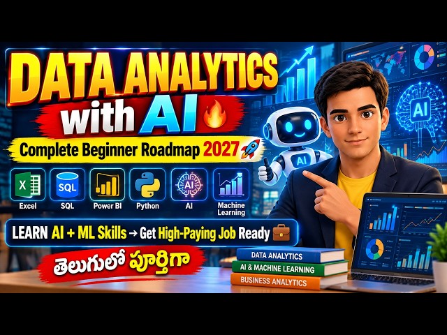 Data Analytics with AI Complete Beginner Guide 2027 | Data Analytics with AI Jobs | Naresh IT