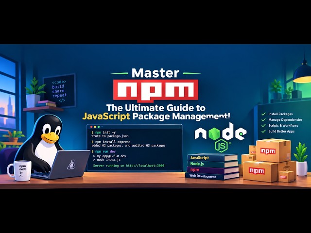 Master npm – The Ultimate Guide to JavaScript Package Management!