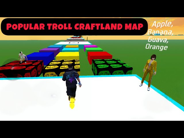 NEW POPULAR CRAFTLAND MAP IN FREE FIRE | #LB2GAMER  