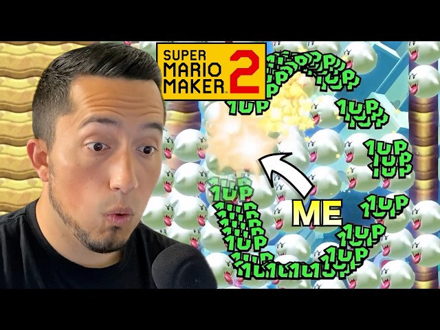 THERE'S MORE THAN 300 BOOS IN HERE!! | Expert NO CHECKPOINT Challenge!! (Super Mario Maker 2)