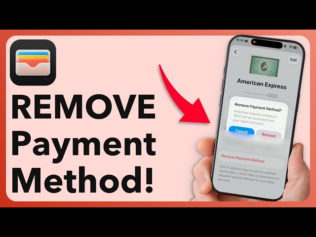 How To Remove Payment Method On iPhone