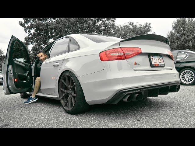 His TEST PIPES are SO LOUD - Audi B8.5 S4
