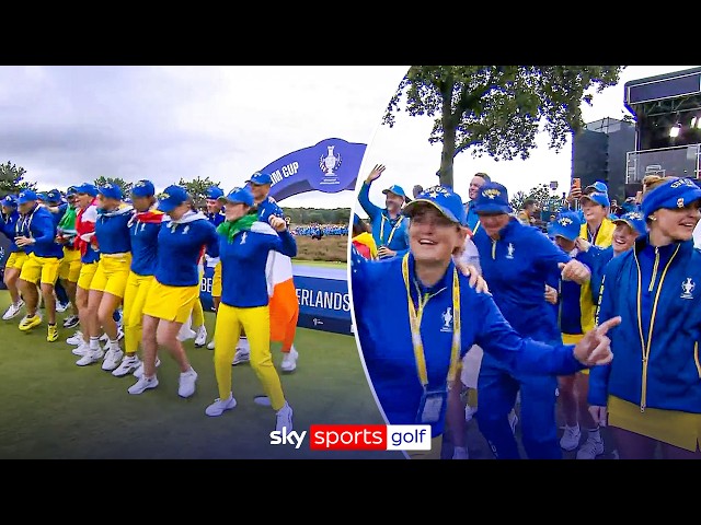 Team Europe get in the Solheim Cup winning mood, Dutch style 🏆🇳🇱