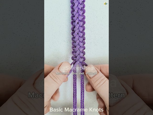 How to make rope craft DIY homemade tips 💜💜#reels #rope #howto #foryou #diy
