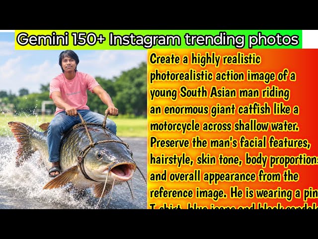 How to make Ai Instagram trending photo editing prompts link telegram ।। Instagram trending photo 