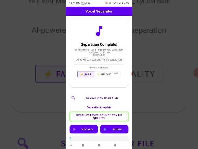 AI revolutionary Android app: Noise reduction, vocal remover, stem separator, and more 💯💯