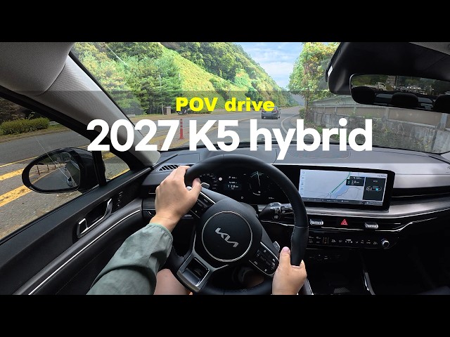 2027 KIA K5 hybrid POV drive
