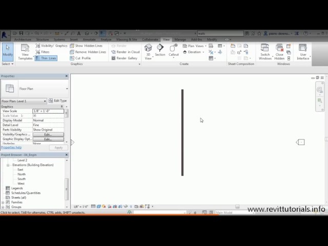 Revit Architecture Tutorials for beginners #3 - Revit Families