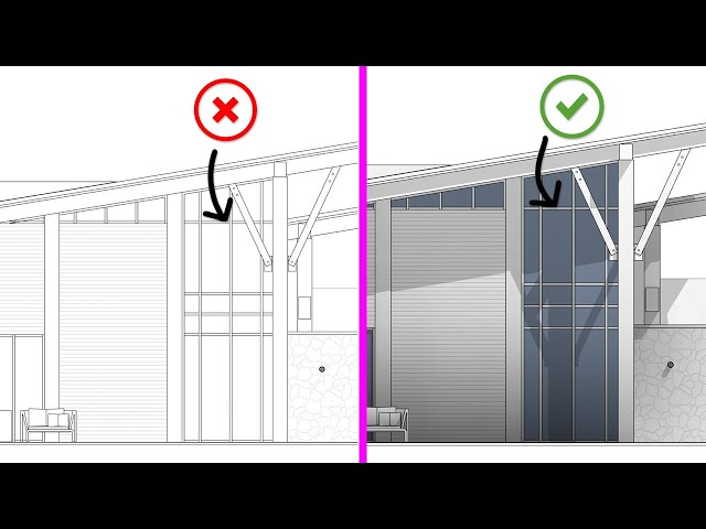 Glass Color in Elevations Revit Tip (Office Hour Sessions)