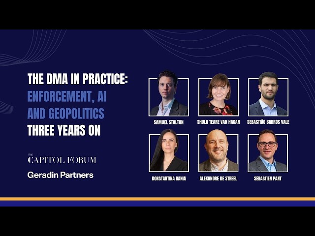 Panel: Beyond the DMA? Fitting the DMA Within Europe’s Digital Rulebook | The DMA in Practice