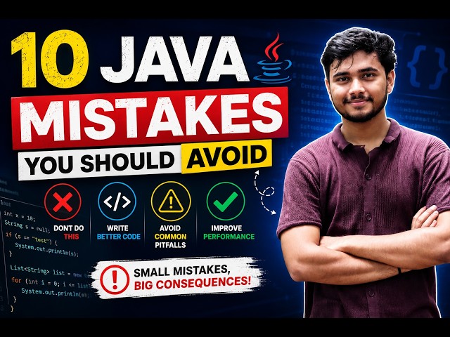 10 Java Mistakes That FAIL Coding Interviews 🚨