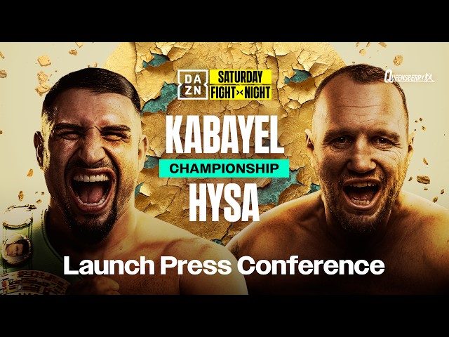 AGIT KABAYEL VS. NELSON HYSA LAUNCH PRESS CONFERENCE LIVESTREAM