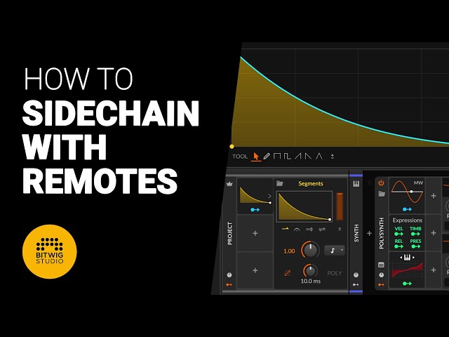 How to SIDECHAIN WITH REMOTES in Bitwig