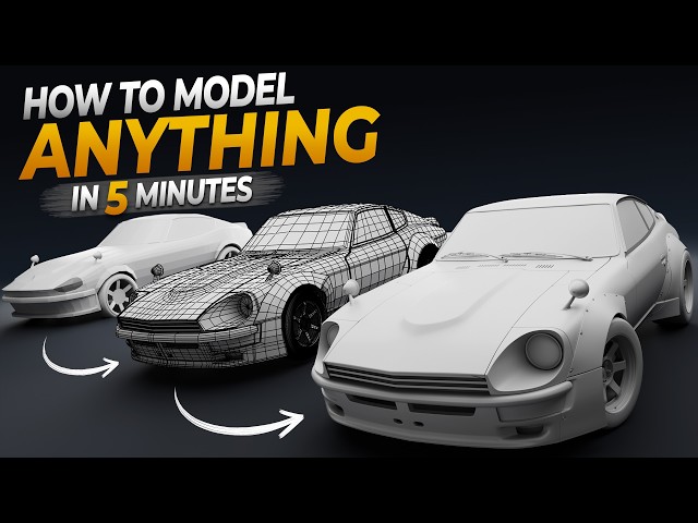 How to 3D Model Anything in 5 Minutes