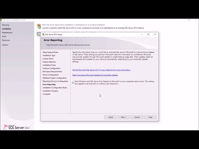 Microsoft SQL Server 2012 Installation Step By Step