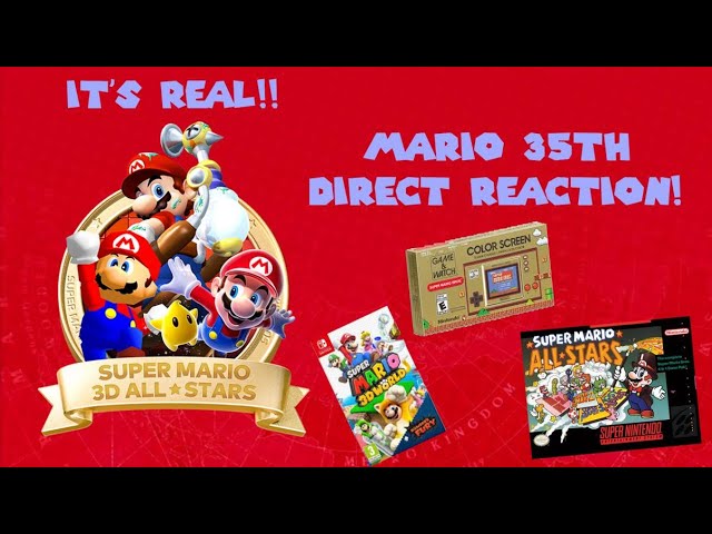 Super Mario 3D All Stars + Super Mario 35th Direct Reaction!