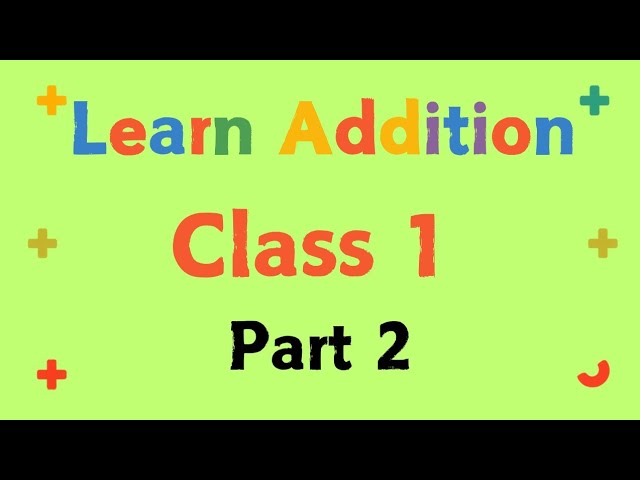 Addition / Learn Maths/ Class 1 maths 