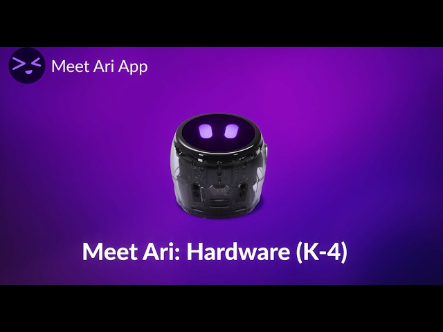 Meet Ari: Hardware, Software & Apps (K–4 Robot Basics)