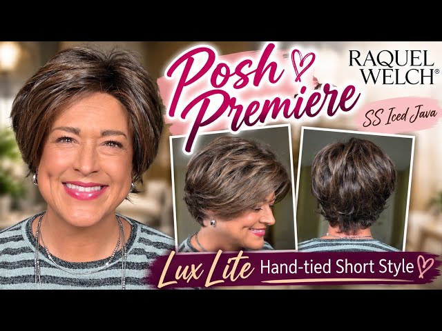 The Secret To A Perfect Hair Day is WIGS! Raquel Welch Posh Premiere in SS Iced Java