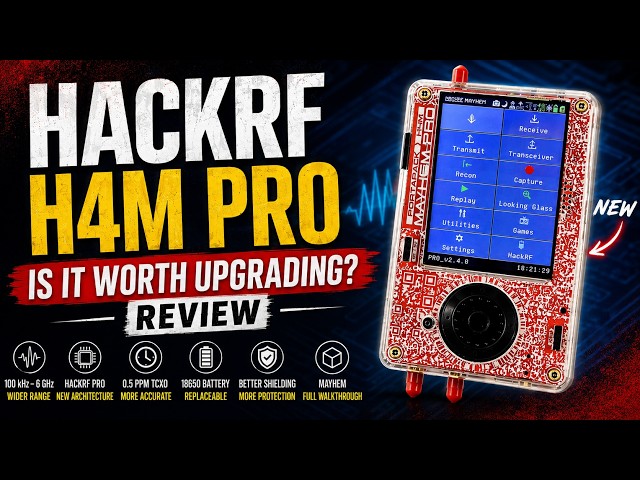 HackRF H4M Pro Review – The New HackRF Pro + PortaPack Mayhem
