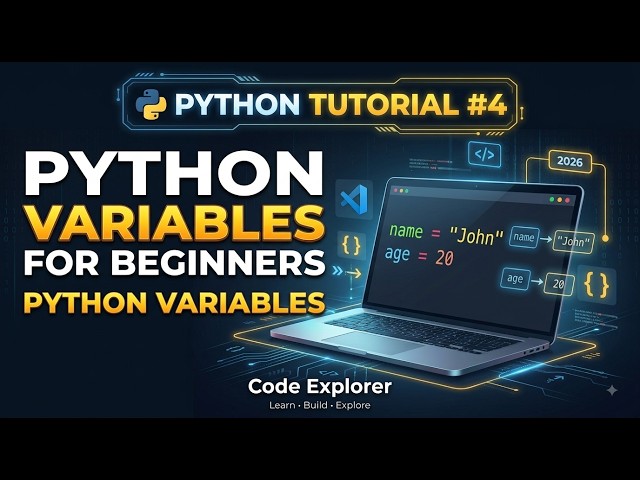 Python Tutorial #4Python |  Variables Explained Simply