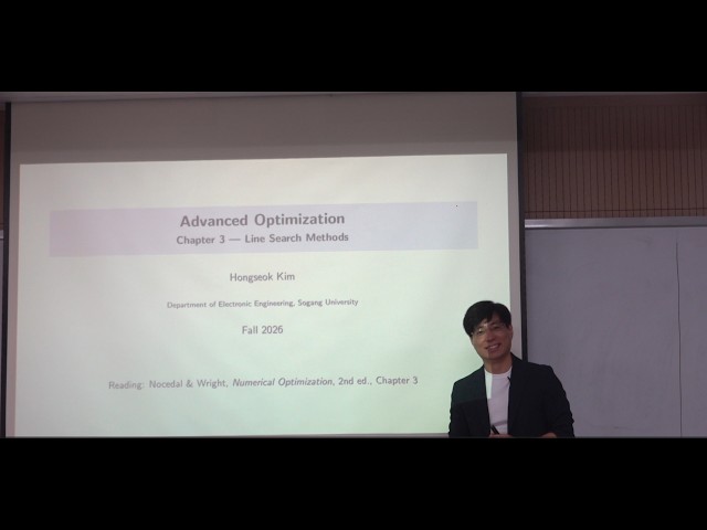Advanced Optimization - CH 3-1