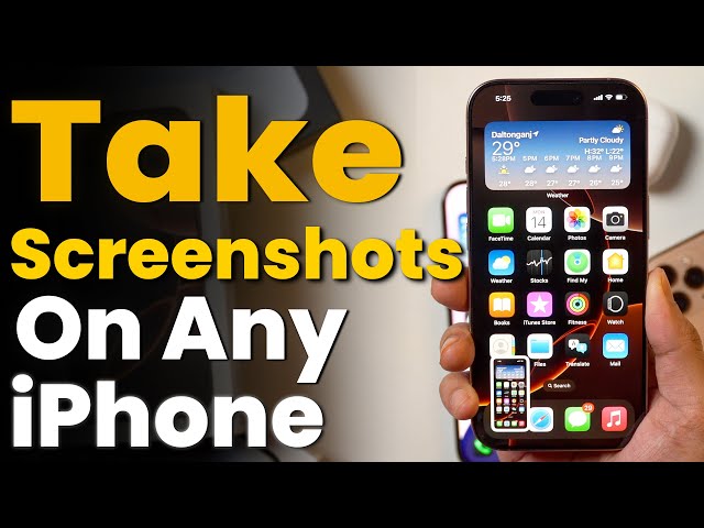 How to Take Screenshots on iPhone? Screenshot iPhone Screen Quick (iPhone 16/15/14/13/12/11/X/XR/XS)