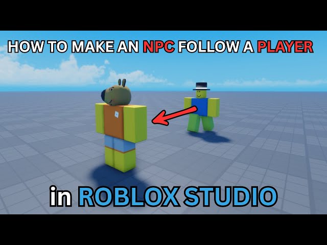 How to make an NPC FOLLOW you in ROBLOX STUDIO