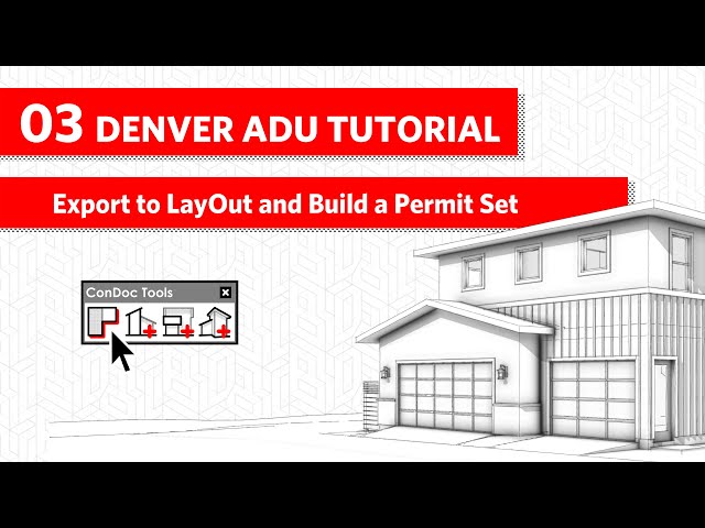 SketchUp to LayOut: The Final Step with ConDoc Drawing Export