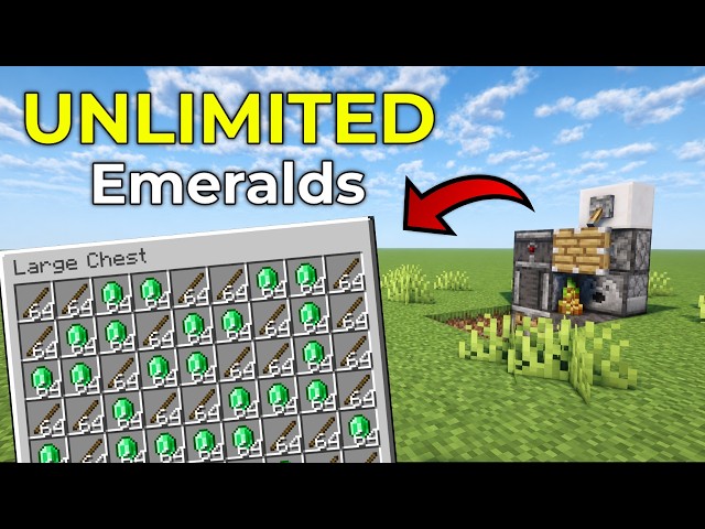 How to Get UNLIMITED Emeralds in Minecraft 26.3! (Java & Bedrock)