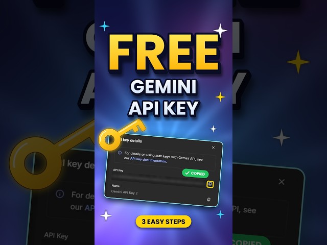 Stop paying for API. Google is now giving gemini free API. #shorts #api #ai #gemini