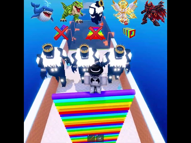 Can This LADDER Beat the ANIMAL WAVE?! 🌊#roblox