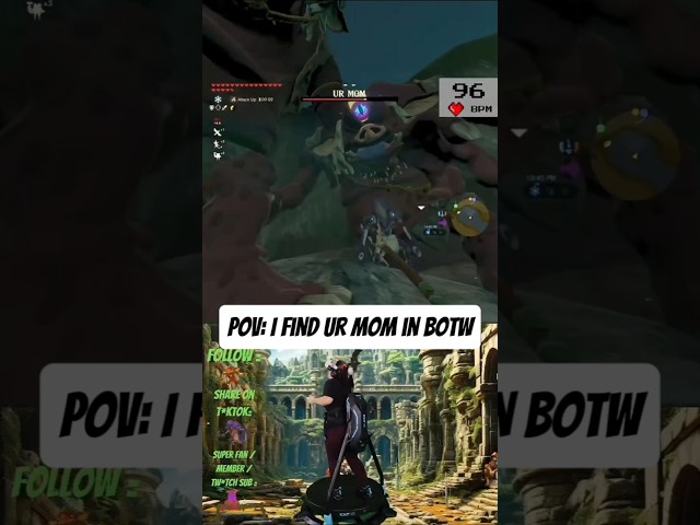 I found ur mom 🫣#botw #bettervr #vr #modding #vrtreadmill