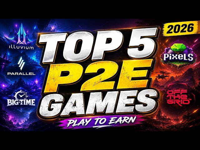 Top 5 Play-to-Earn Crypto Games in 2026 | Best Web3 Games to Earn Crypto