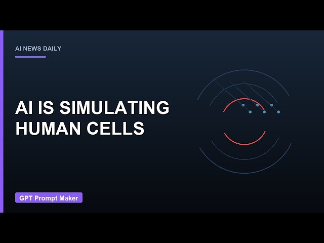 AI Is Simulating Human Cells 🧬 | The Future of Biology Is Here