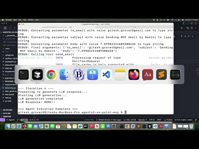 MCP Demo app - with mathematical functions as well as send email one