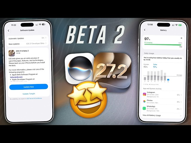 iOS 27.2 Beta 2 - Everything is working GREAT 🤩