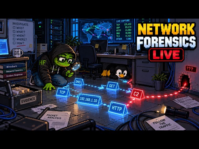 NETWORK FORENSICS LIVE! PCAP Analysis, Python & Linux Hacking