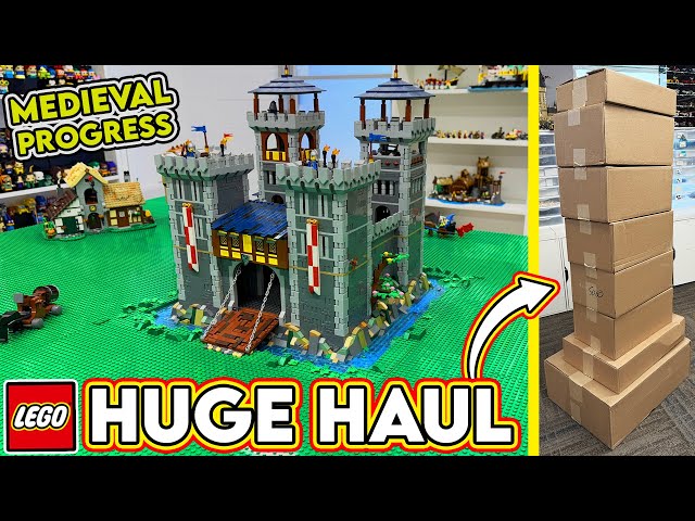 LEGO Insiders Weekend HAUL! Medieval Diorama Progress