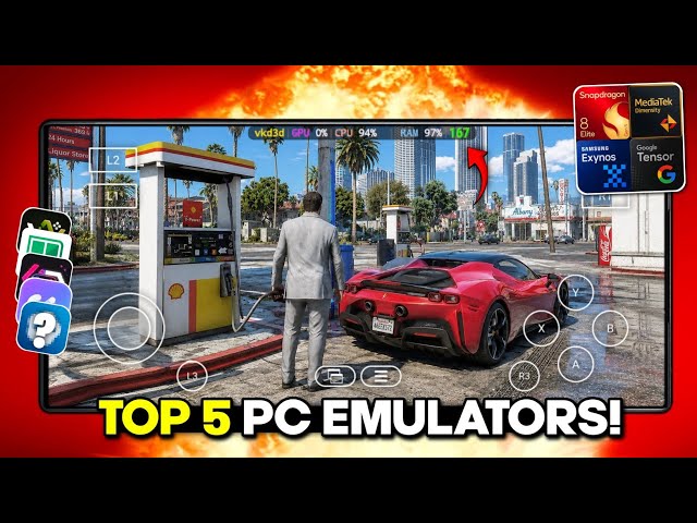 🚀 Top 5 Best PC Emulators for Android in 2026 | Windows PC Games on Android + Performance Comparison