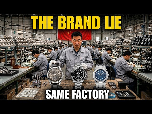 The Chinese Watch Factory Behind 3 Famous Brands (The Brand Names Lie)