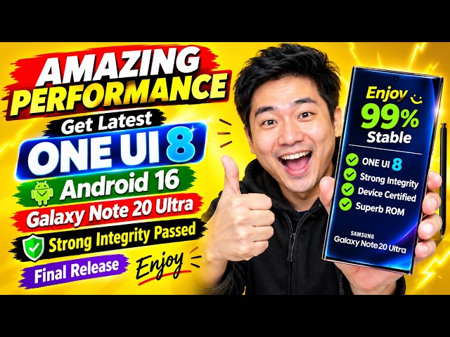 Stable ONE UI 8 A16 Galaxy Note 20 Ultra Storng Integrity