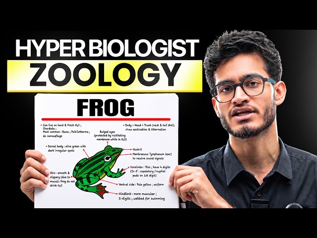 FROG Complete Chapter in One Video || Class 11th NEET || Hyperbiologist