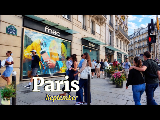 15 September 2026⎮ Paris Walking Tour 4K HDR | Paris, France | City Walk Tour