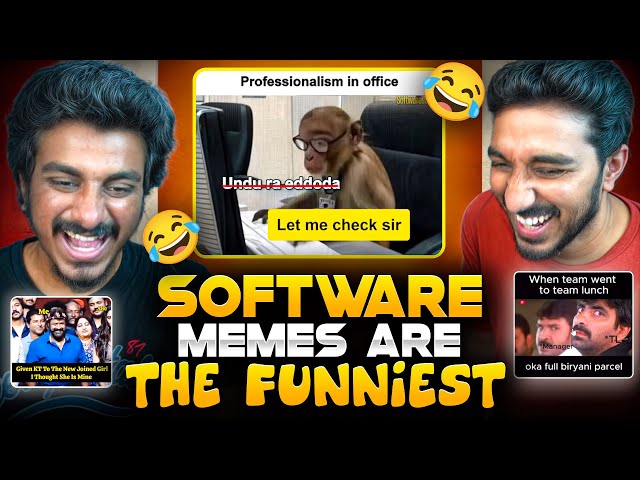 Reacting To Funniest Software Memes Ft. @charinotsorry
