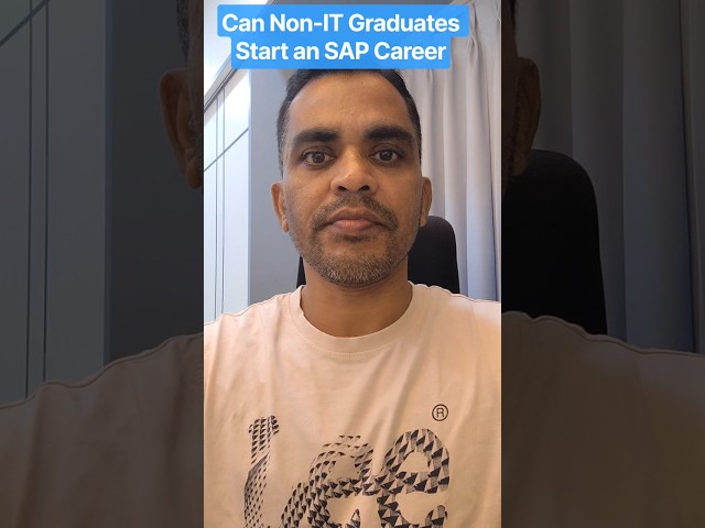 Can Non-IT Graduates Start an SAP Career #sap #sappassion
