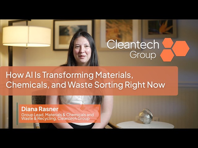 How AI Is Transforming Materials, Chemicals, and Waste Sorting Right Now